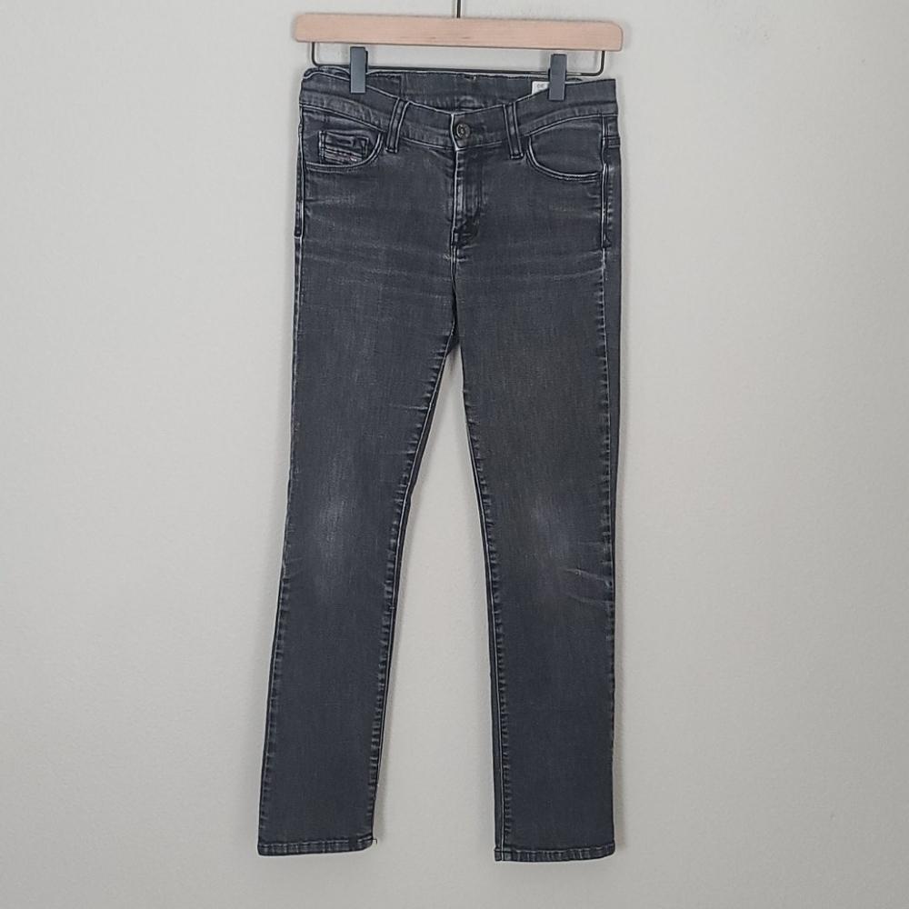 Diesel HI-VY Black Wash Skinny Stretch Jeans